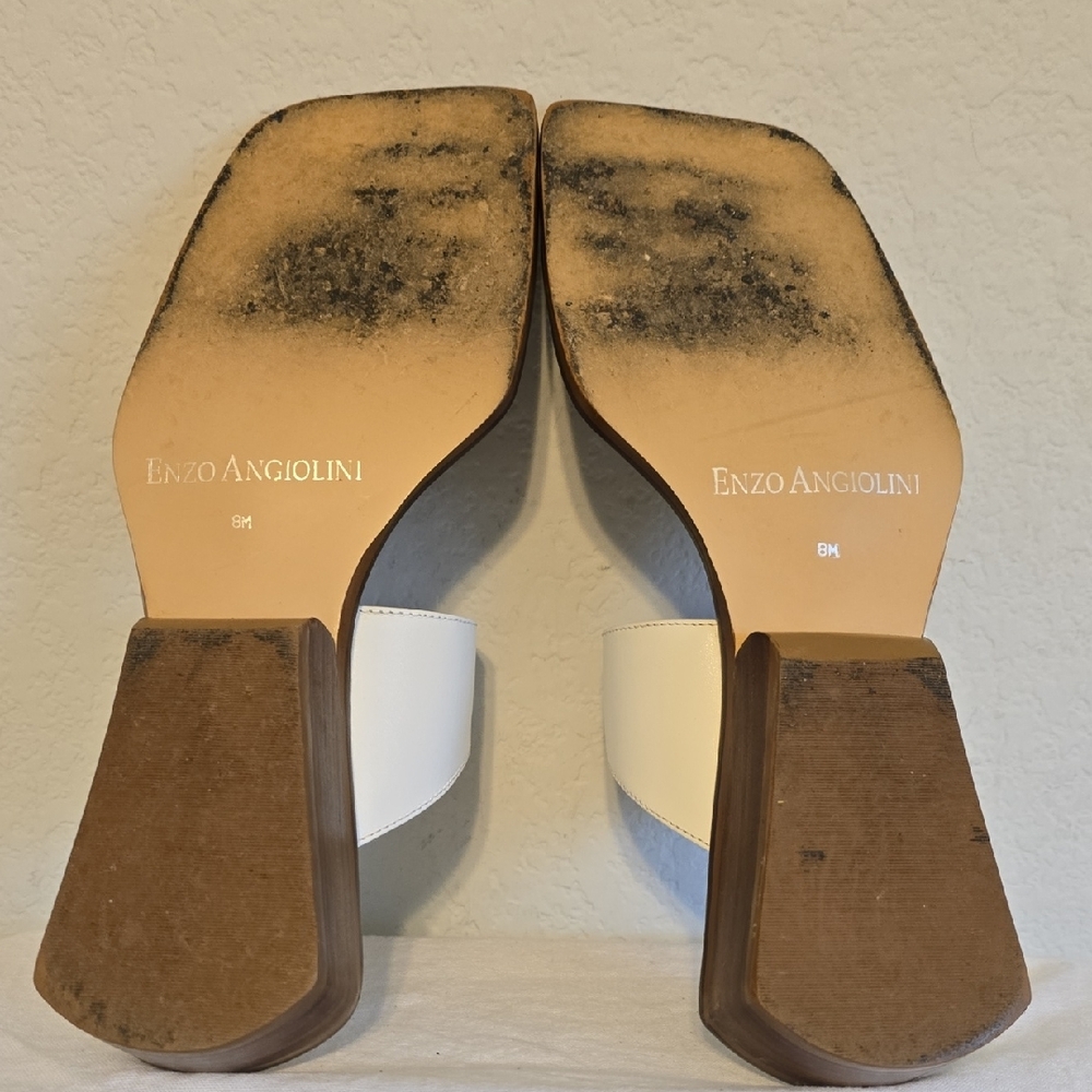 Enzo Angiolini Cream Sandals for Women. Made In Brazil. Size 8 - Picture 11 of 16